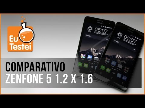 Zenfone 5 1.2 x Zenfone 5 1.6 Asus Smartphone - Vídeo Comparativo EuTestei Brasil