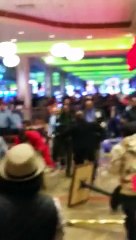 Attack! Massive brawl break out at Resorts World Casino in Queens as hundreds look on in horror