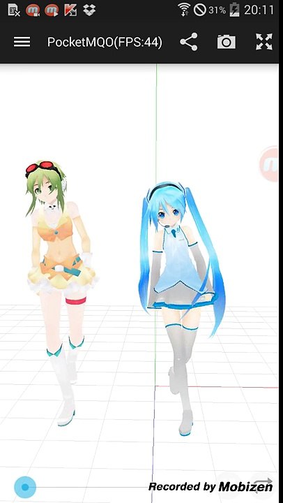Run devil run gumi + miku   pocket mQo (mmd)