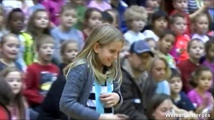 Soldier Surprises Sister At School And Gets an Awesome Reaction!