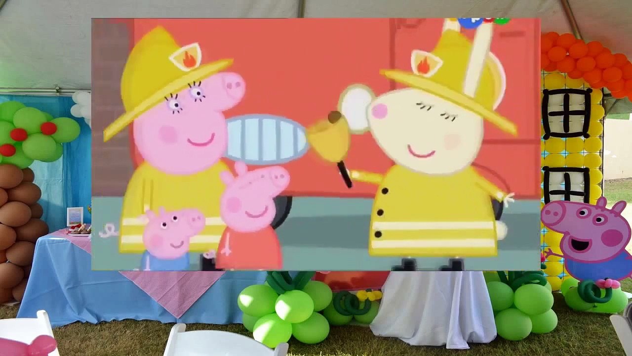 Свинка пеппа пожарная машина