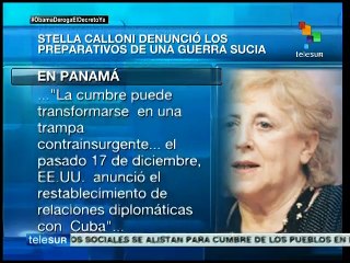 Stella Calloni pide denunciar ataques contra Argentina, Vzla. y Brasil