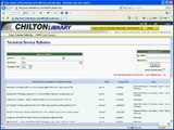 Using Chilton Library from Gale - Accessing Bulletins, Recalls, and Maintenance Schedules