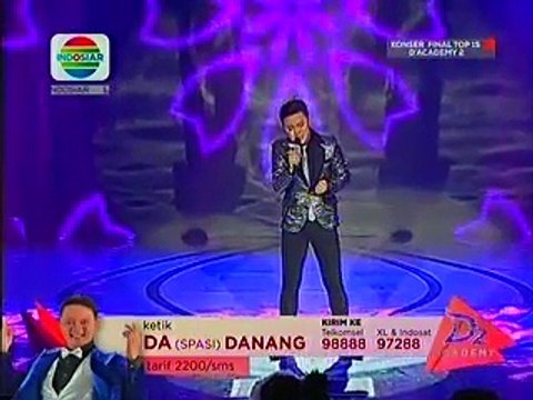 Danang Banyuwangi Air Bunga Konser D'Academy 2 Indosiar