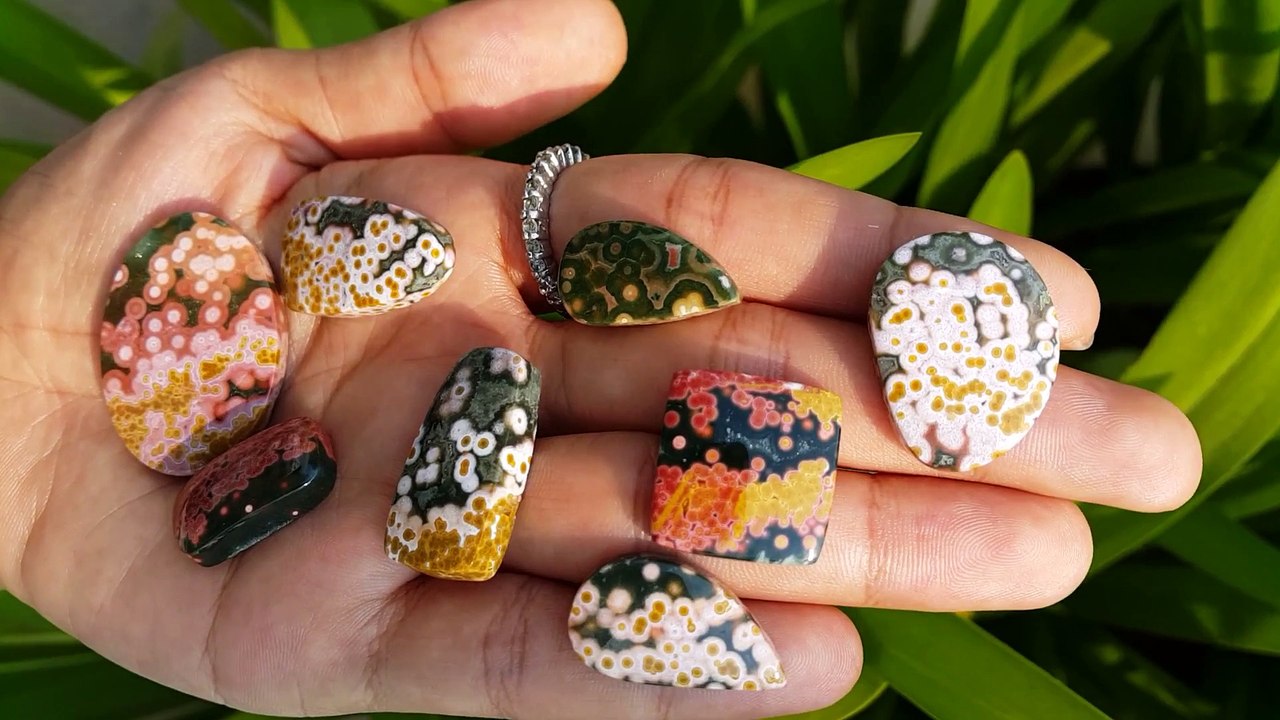 Ocean jasper, from Madagascar