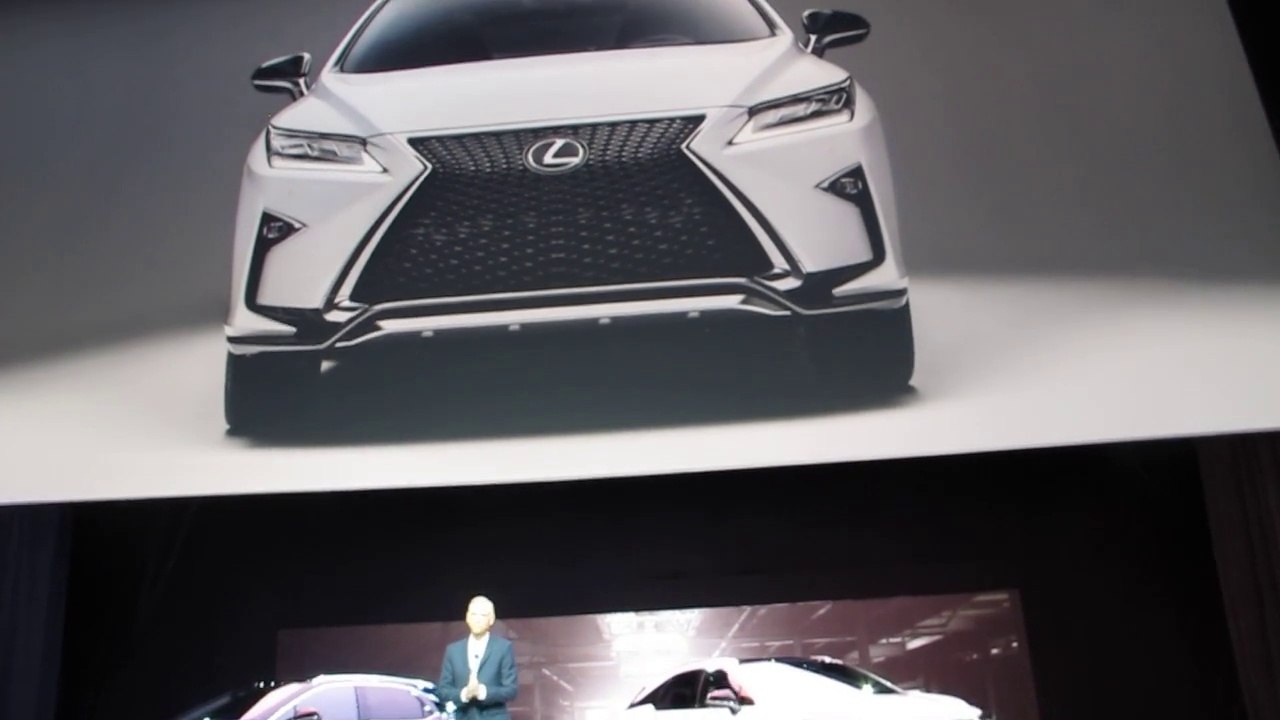 2016 Lexus RX Introduction at the 2015 NYC Auto Show with Lexus President Jeff Bracken.