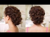 Easy Messy Updo Hair Tutorial