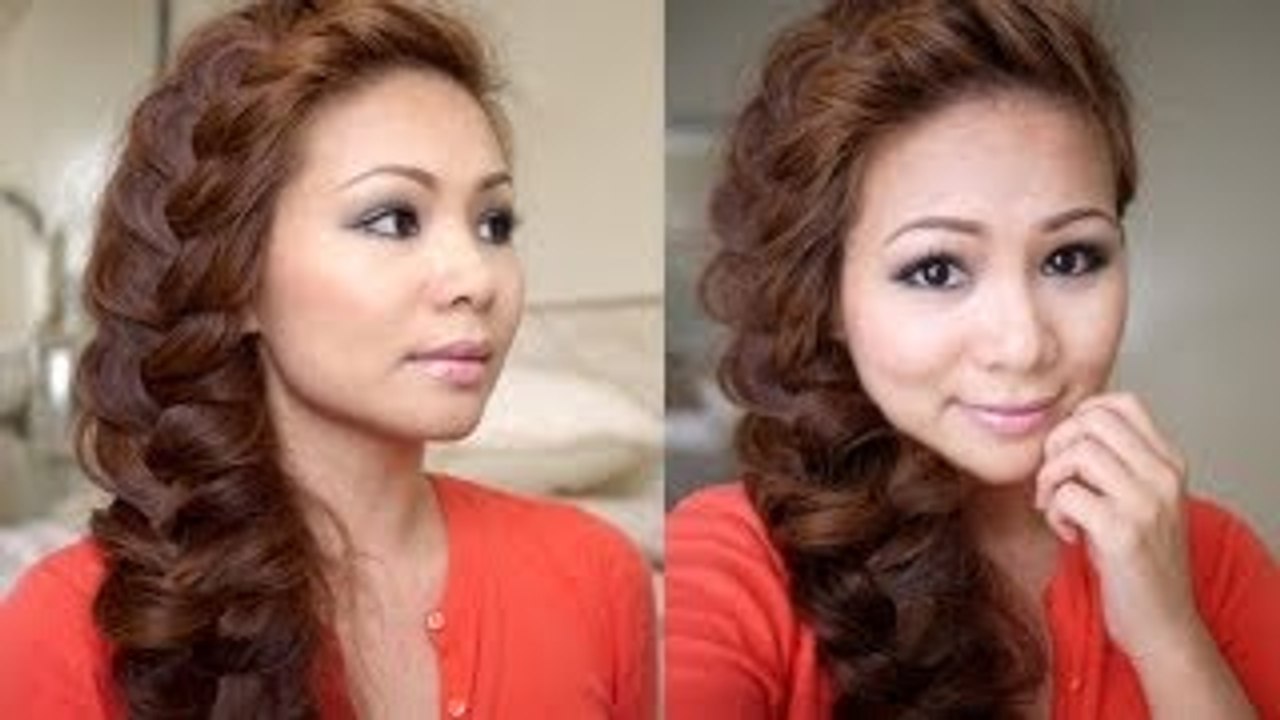 Hair Tutorial Big Side Loose Braid for Graduation