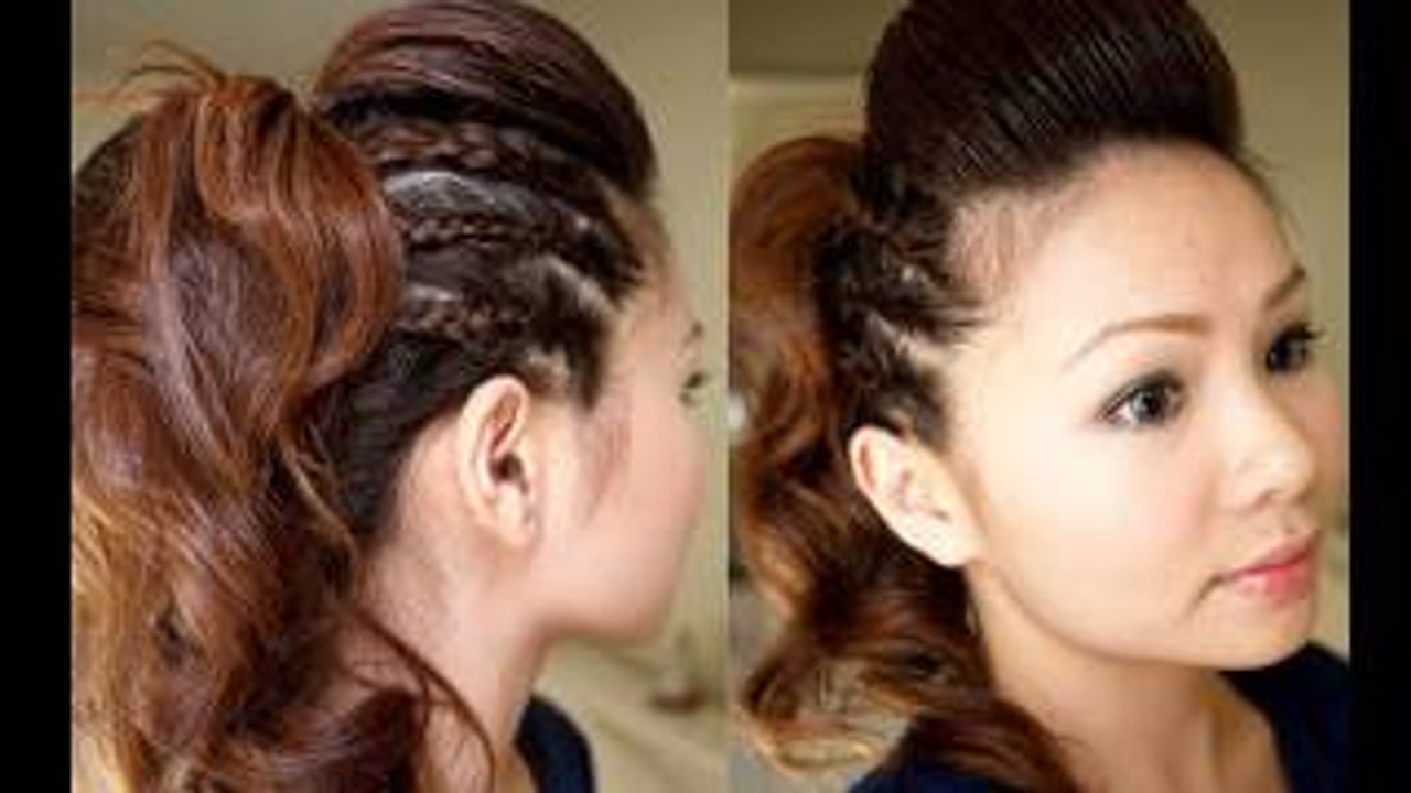 Hair Tutorial Chic Party Half Updo