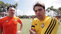 Tiësto's Team Netherlands v. Sebastian Ingrosso's Team Sweden for the first ever DJ Football Games