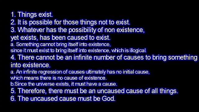 Arguments For God: The Cosmological Argument
