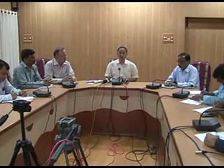 Surat Health Commisioner Press Meet at Circuit House