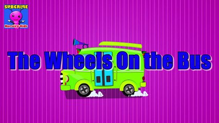 the wheels on the bus go round and round song with lyrics
