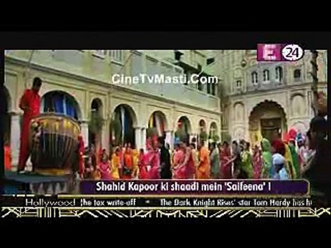Shahid Kapoor Ki Shaadi Mein Saifeena 5th April 2015 CineTvMasti.Com