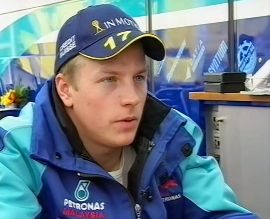 F1 European GP Nurburgring 2001 - Mika Häkkinen Fun & Kimi Raikkonen Interview