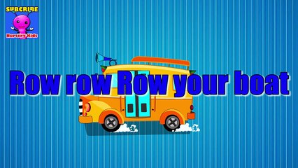 Row Row Row Your Boat  Nursery Rhymes for Children