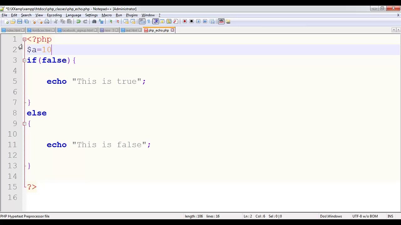 PHP - If Else Condition - What is If - Else Condition in PHP Part 2