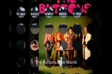 The Buttons "Free World" 1970 Brazilian Fuzz Psych