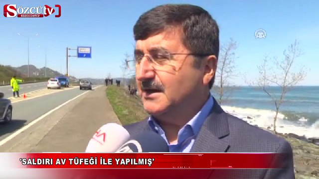 Saldırı av tüfeği ile yapılmış