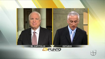 Univision News - Sen. John McCain on Al Punto with Jorge Ramos