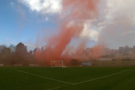 Les supporters motivent les Olympiens
