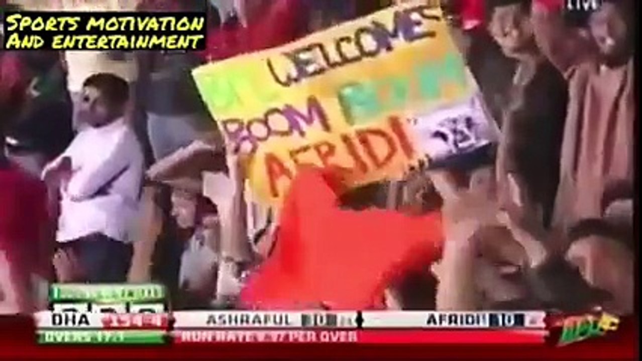 Shahid Afridi hit biggest six ever