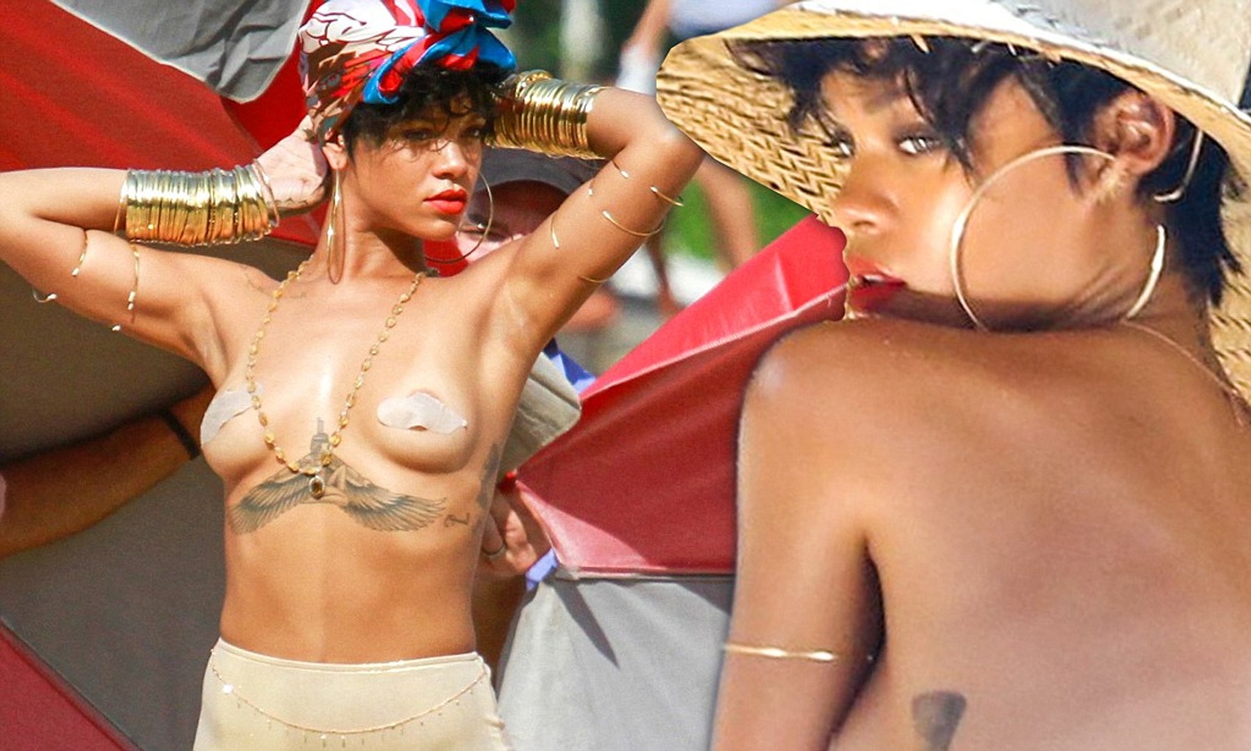 Rihanna - Photo shoot Behind the scene - video Dailymotion