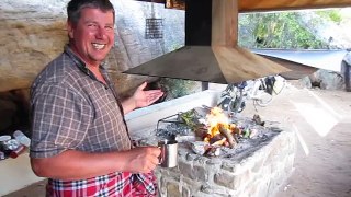 Le temps de l'apero tout en cuisinant au camping à Pathuis près de Clanwilliam.