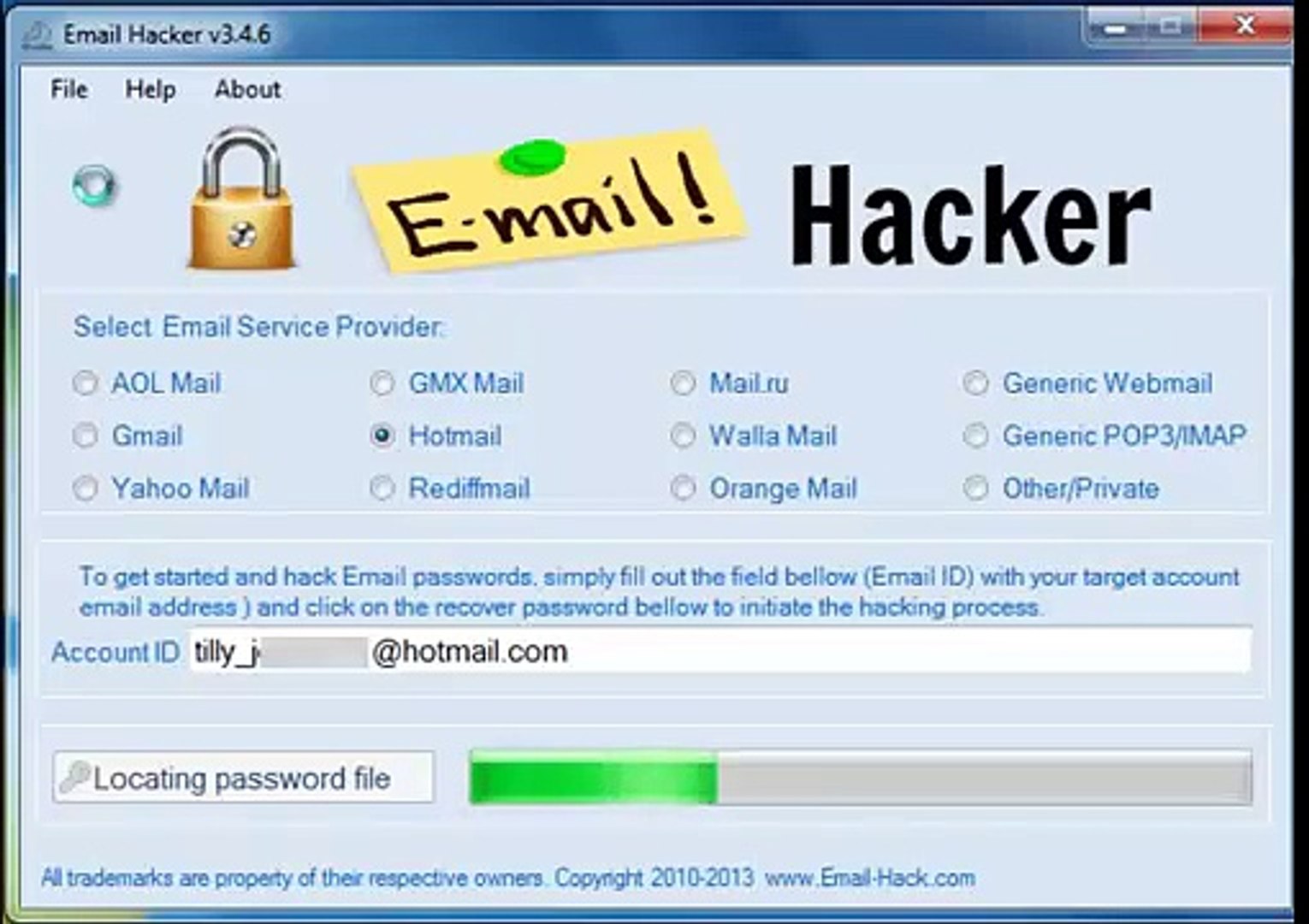 Email hacker 3.4.6 activation code