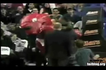Raptors Mascot FAIL