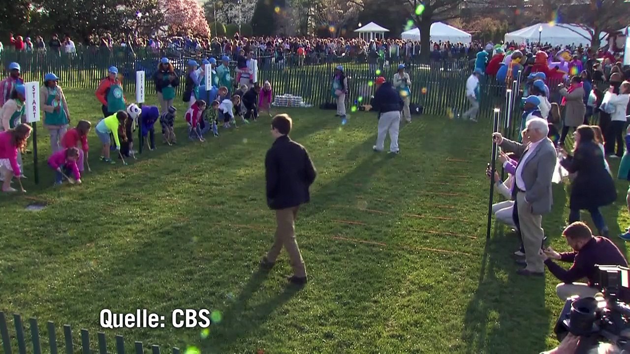 Buntes Osterspektakel vor dem Weißen Haus