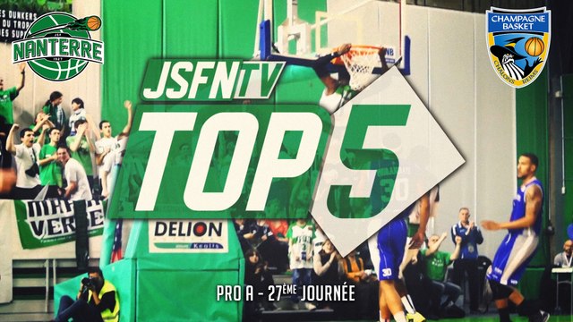 Top 5 - JSF Nanterre vs Châlons-Reims (05/04/15) (Pro A - J27)