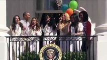 Fifth Harmony_ Happy birthday to 'Let's Move' at the White House Easter Egg Roll - LoneWolf Sager