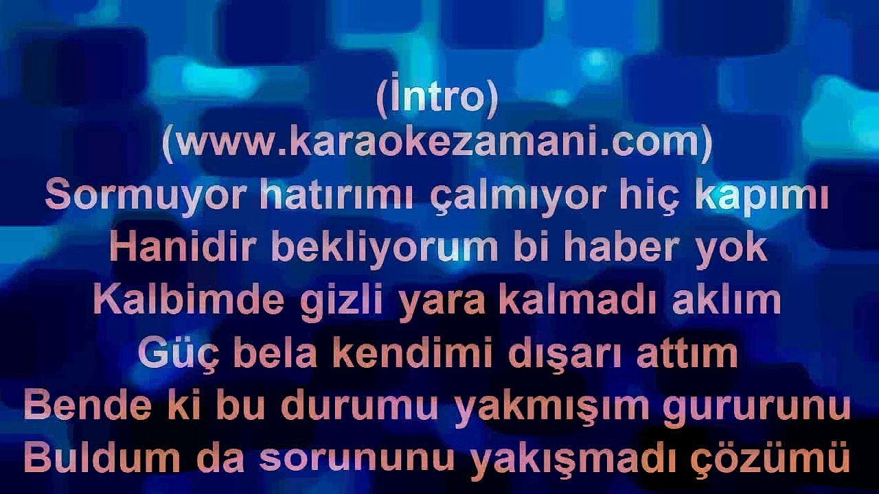 Bengü - Yaralı - (2013) TÜRKÇE KARAOKE
