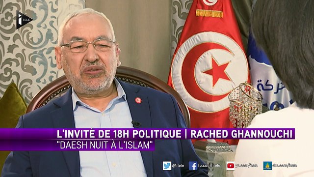 Rached Ghannouchi se dit opposé au terrorisme, où qu'il frappe