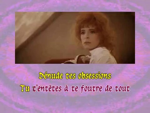 KARAOKE MYLENE FARMER - Pourvu qu'elles soient douces