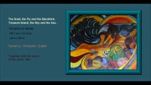 Poem and Painting  _  The Snail, the Fly and the Blackbird - Treasure Island, the Sky and the Sea.