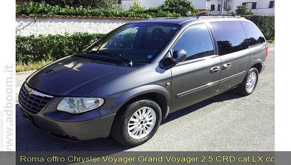 ROMA, POMEZIA   CHRYSLER  VOYAGER CC 2500 ALIMENTAZIONE DIESEL