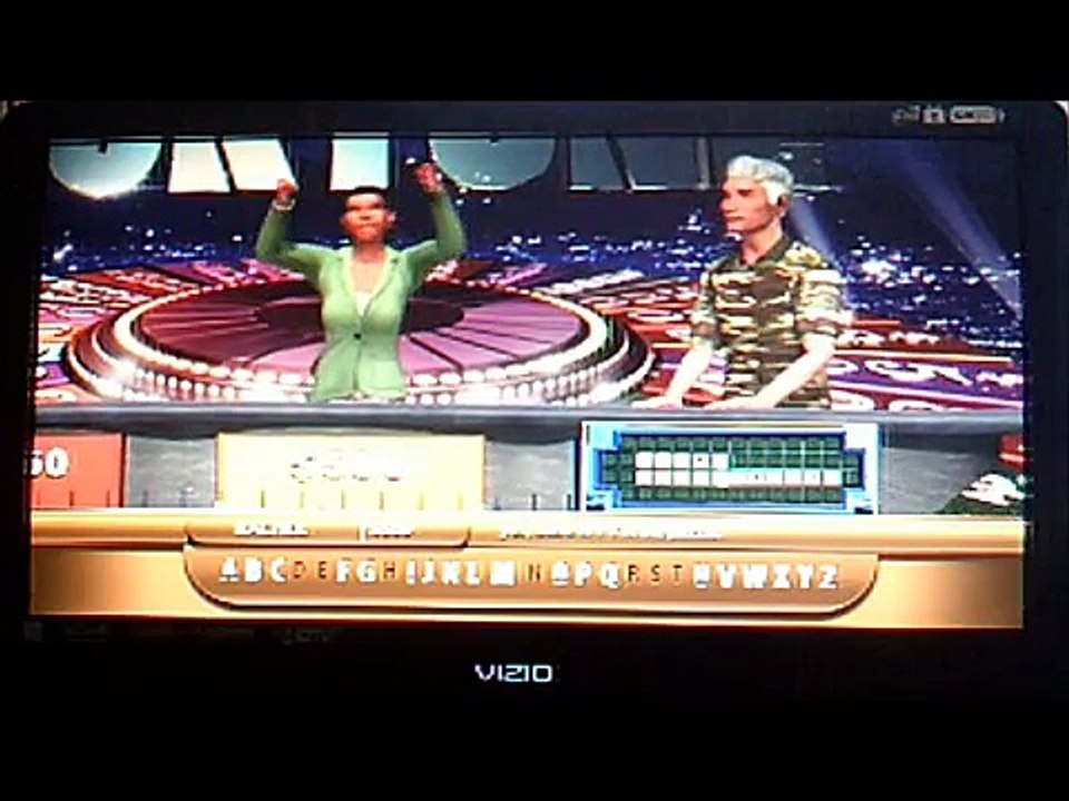 Me Playing Wheel of Fortune for the PS3