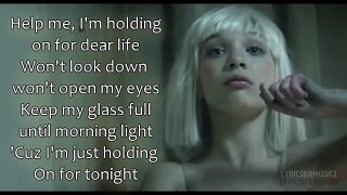 Sia - Chandelier (Lyrics Video) [HD]