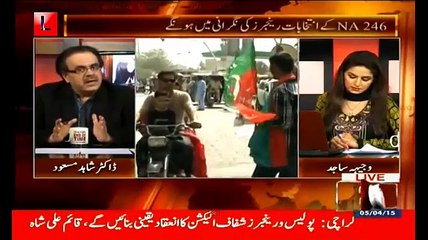 The Standard Of Bravery PTI Shown In Karachi Surprises Dr. Shahid Masood