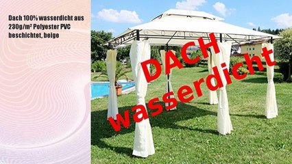 Eleganter Garten Pavillon Gartenpavillon 3x4 Meter