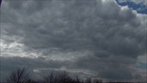 Mammatus clouds! Phenomenal sky  time-lapse HD