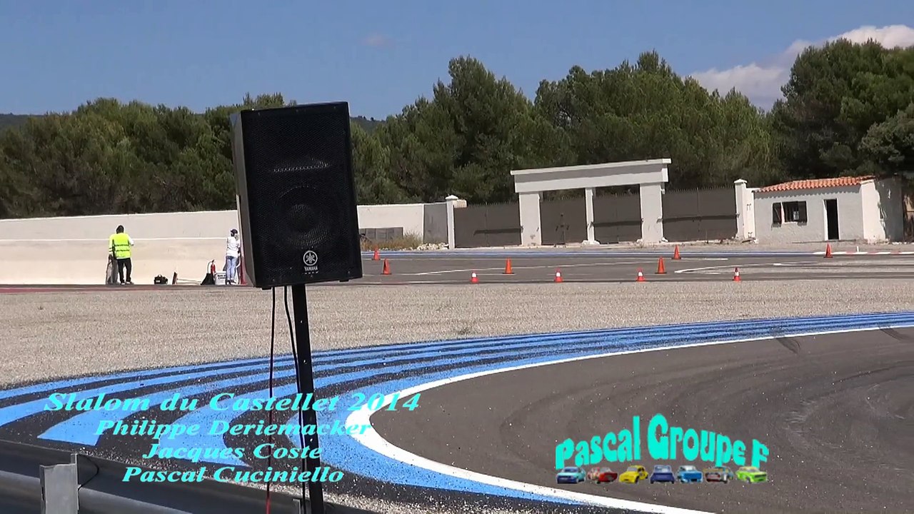 Slalom du Castellet 2014 P.Deriemacker J.Coste P.Cuciniello