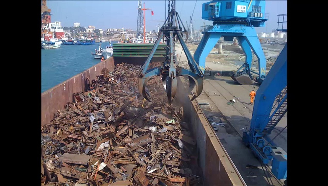Charge the ship with scrap metal