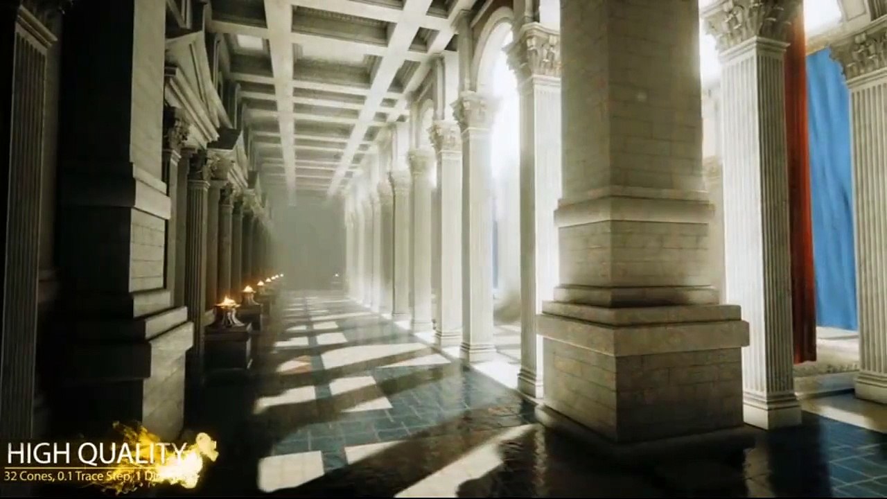 ★★★ Передовую технологию глобального освещения от Nvidia показали в видео Unreal Engine 4 ★★★