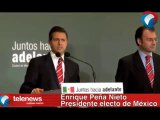 Presenta Enrique Peña Nieto a su equipo de transición