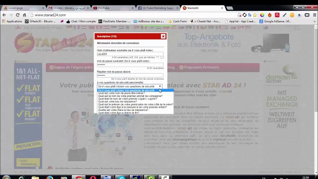 طريقة التسجيل starad24 جديد المواقع الربحية