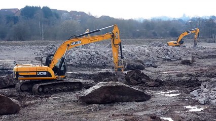 JCB Demolition machines in action