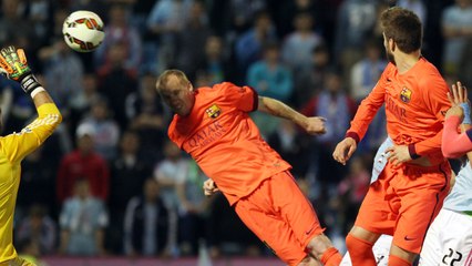 Mathieu and Busquets post game reaction to win in Balaídos